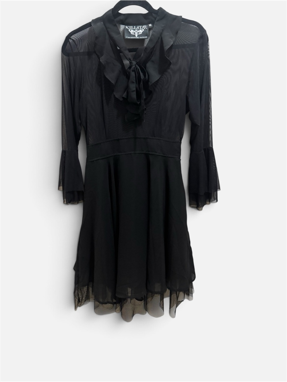 Killstar Black Nu-Mourning Chiffon Dress